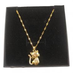 Steel Cat Necklace