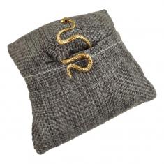 Steel Gold Snake Ring