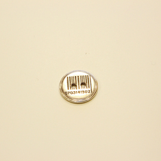 Μεταλλικό Κουμπί "Barcode" (1.7cm)