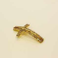 Gold Plated Cross (5x3cm)