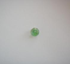 Πολυγωνική Χάντρα Διάφανο-Πράσινο 6mm