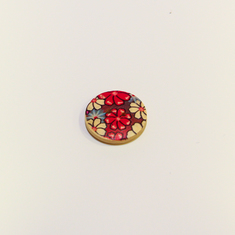 Κουμπί "Λουλούδια" (2.3cm)