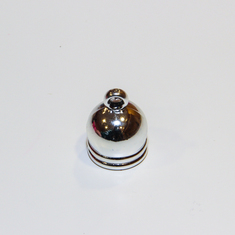 Πλαστικός Ασημί Ακροδέκτης (14mm)