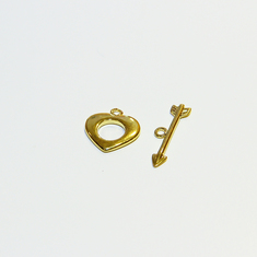 Κούμπωμα "Καρδιά"(1.7x1.5cm)