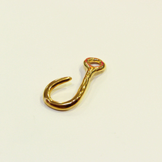Gold Plated "Hook" (4x2cm)