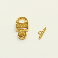 Gold Plated Clasp "Lock"