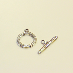 Clasp "Circle" Silver (2.5x2cm)
