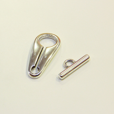 Clasp "Zipper" Silver (3.7x1.7cm)