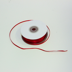 Satin Red Ribbon 3mm