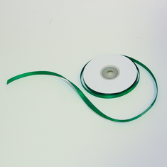 Satin Green Ribbon 6mm