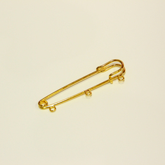 Gold Plated Safety Pin (6x1.7cm)
