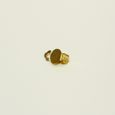 Gold Plated Base Clip for Earring