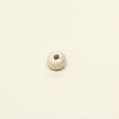 Κεραμική Χάντρα Λευκή (1x1.3cm)
