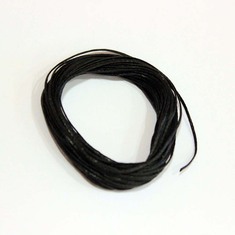 Waxed Cotton Cord "Black" (5m)