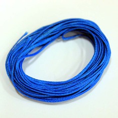 Waxed Cotton Cord "Electric-Blue" (5m)