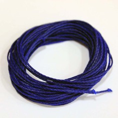 Waxed Cotton Cord "Blue" (5m)