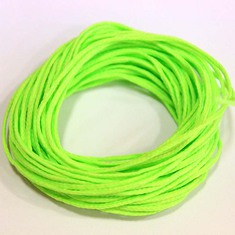 Waxed Cotton Cord "Green Fluo" (5m)