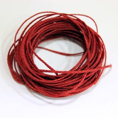 Waxed Cotton Cord "Burgundy" (5m)