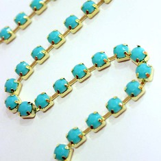 Braid Strass Light Blue 5mm (20cm)