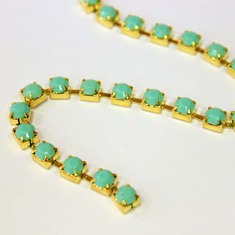 Braid Strass Bright Green 5mm