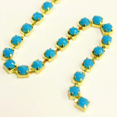 Braid Strass Light Blue