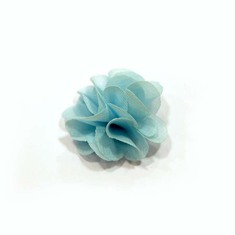 Flower Organdie Light Blue (3.5x3.5cm)
