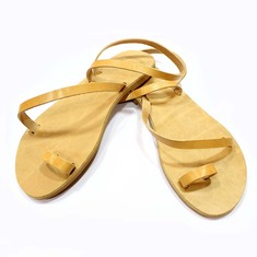 Δερμάτινη Σαγιονάρα Λουράκια