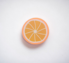 Orange Fimo (2x2cm)