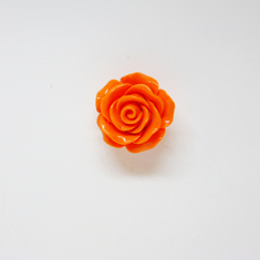 Τριαντάφυλλο Ακρυλικό Πορτοκαλί (3cm)