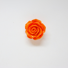 Acrylic Rose Orange (3cm)