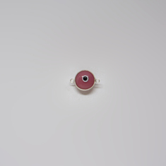 Μάτι Ασήμι 925 Ροζ  (10mm)
