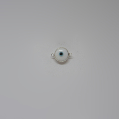 Μάτι Ασήμι 925 Λευκό (10mm)