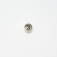 Metal Number No "3"