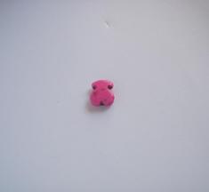 Αρκουδάκι Χαολίτης Φούξια (1x1cm)
