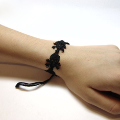 Lace Bracelet Black