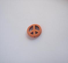 "Ειρήνη" Χαολίτης Πορτοκαλί (1.5x1.5cm)