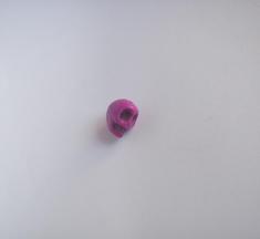 Skull Howlite Purple (1.5x1.5cm)