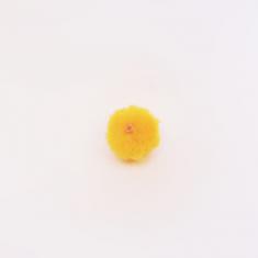 Πον Πον Χνουδωτό Κίτρινο (2cm)
