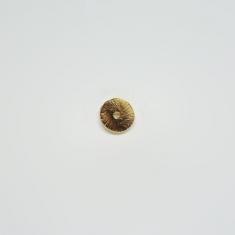 Επίχρυσο Σαγρέ Κουμπί (1.1cm)
