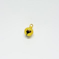 Μεταλλικό Κίτρινο "Κουδουνάκι" (1.3x1cm)