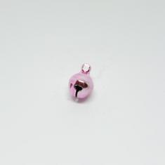 Μεταλλικό Ροζ "Κουδουνάκι" (1.3x1cm)