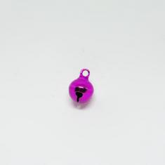 Μεταλλικό Φούξια "Κουδουνάκι" (1.3x1cm)