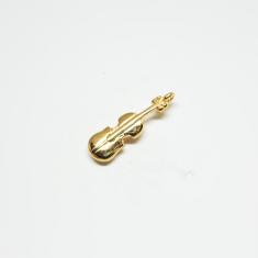 Gold Plated "Violin" (2.5x0.8cm)