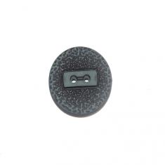 Ακρυλικό Κουμπί Σαγρέ Μαύρο-Πράσινο(3cm)
