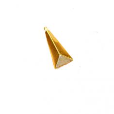 Gold Plated Pendant "Triangle" (3x1cm)