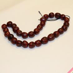 Red Nutmeg Beads (24pcs)
