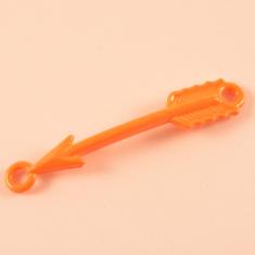 Metallic Orange Arrow Connector(4x0.7cm)