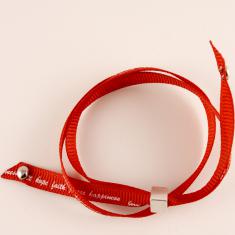 Bracelet with Wishes Red