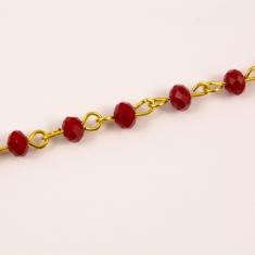 Rosary Burgundy Beads (4mm)