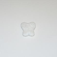 Λάβα "Πεταλούδα" Λευκή (3x2.8cm)